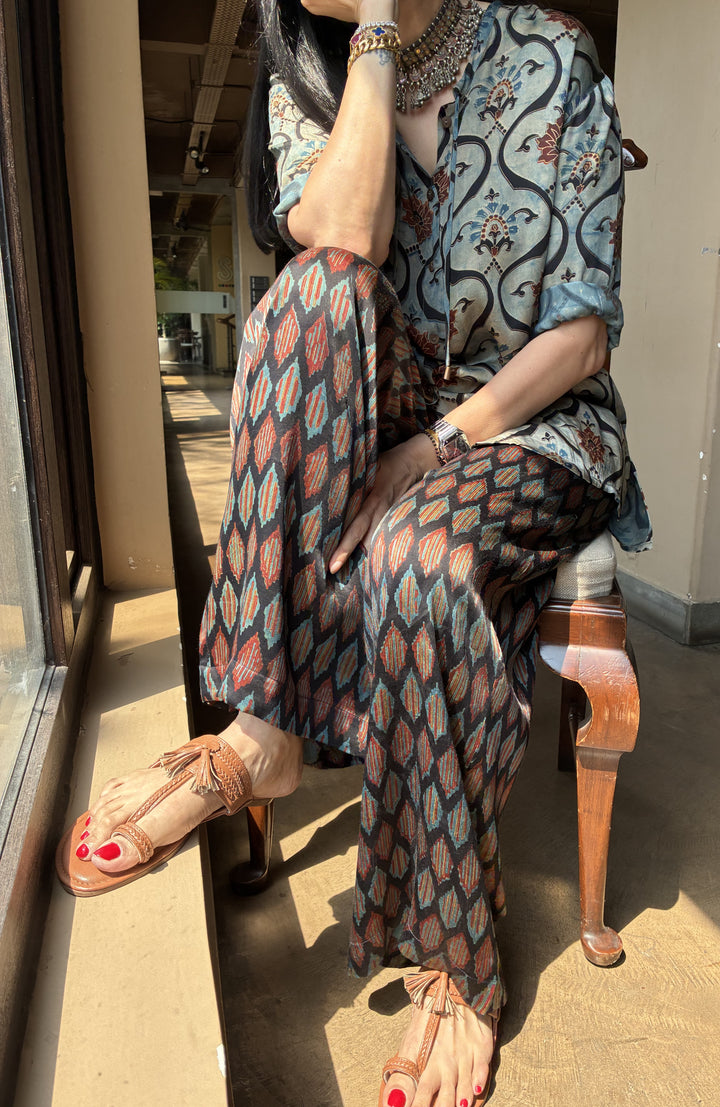 Boho Floral Ensemble Modal Co-Ord Set