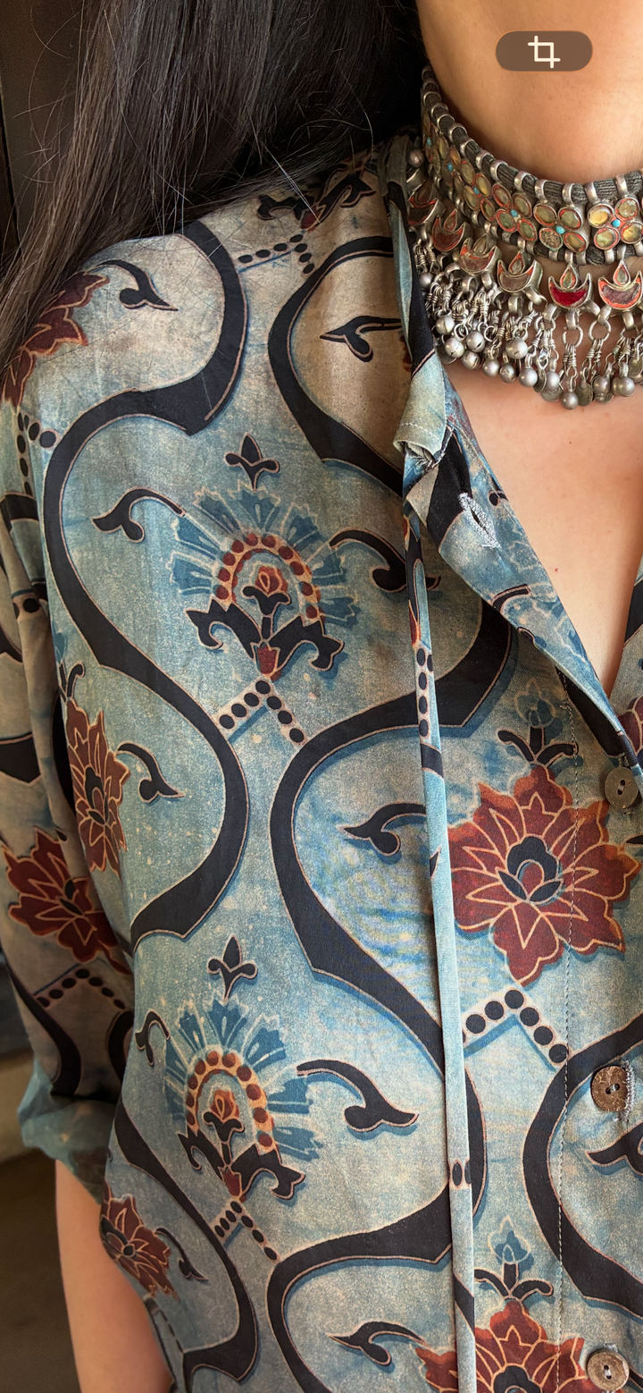 Boho Floral Ensemble Modal Co-Ord Set