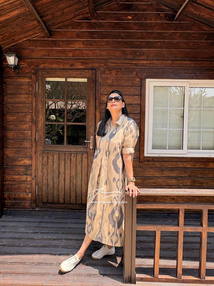 Ikat - Earthline Dress