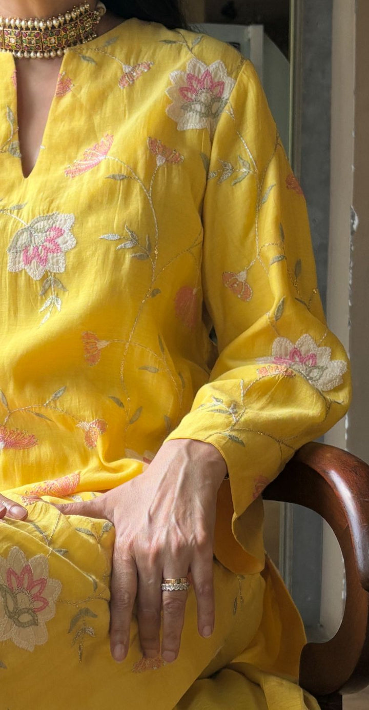 Sun-kissed Floral Tunic Set