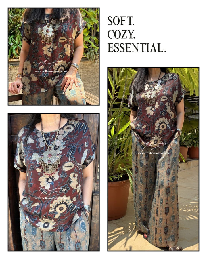 Vintage Bloom Modal Co-Ord Set