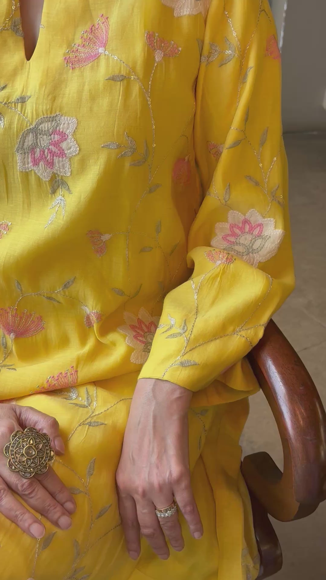 Sun-kissed Floral Tunic Set